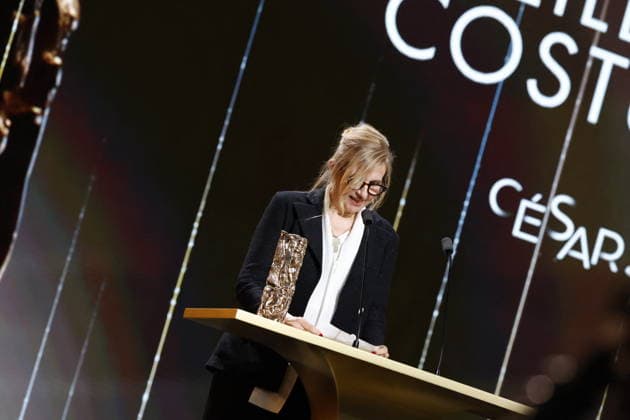 51st Cesar Ceremony Pascaline Chavanne with the Best Costume Design Cesar Award for Movie Nouvelle Vague during 51st Cesar Film Awards held at l Olympia on February 26, 2026, in Paris, France. Photo by Nasser Berzane ABACAPRESS.COM Paris France  Copyright: xBerzanexNasser ABACAx