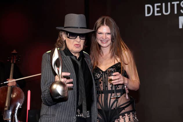 Udo Lindenberg und Ikkimel beim 17. Deutschen Musikautor*innenpreis der GEMA 2026 im Hotel The Ritz-Carlton. Berlin, 26.02.2026