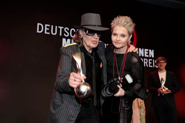 Udo Lindenberg und Tine Acke beim 17. Deutschen Musikautor*innenpreis der GEMA 2026 im Hotel The Ritz-Carlton. Berlin, 26.02.2026