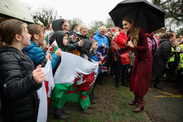 The Prince and Princess of Wales visit Oriel Davies The Prince and Princess of Wales visit Oriel Davies, a public contemporary art gallery, to see a project funded by the Alexandra Reinhardt Memorial Award, in Newtown, Powys, UK, on the 26th February 2026. Picture by Phil Noble WPA-Pool Newtown Oriel Davies Powys United Kingdom 