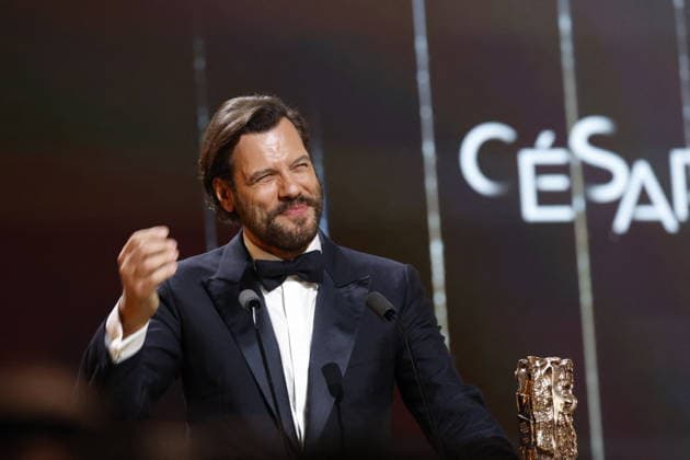 51st Cesar Ceremony Laurent Lafitte with the Best Actor Cesar Award for Movie La Plus Riche Du Monde during the 51st Cesar Film Awards held at l Olympia on February 26, 2026, in Paris, France. Photo by Nasser Berzane ABACAPRESS.COM Paris France  Copyright: xBerzanexNasser ABACAx