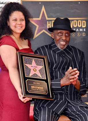 Actor and director Bill Duke (R) is joined by his daughter Natalie Duke during an unveiling ceremony honoring Duke with the 2,837th star on the Hollywood Walk of Fame in Los Angeles on Thursday, February 26, 2026.  LAP2026022624 JIMxRUYMEN