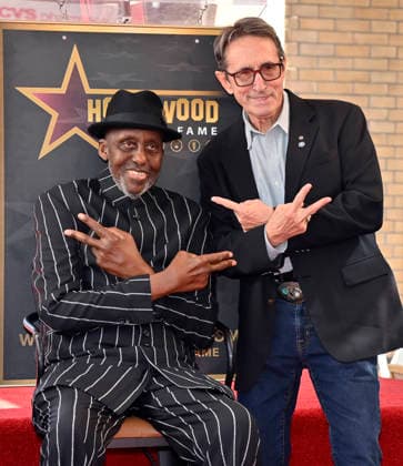 Actor and director Bill Duke (L) is joined by Angelique Jackson during an unveiling ceremony honoring Duke with the 2,837th star on the Hollywood Walk of Fame in Los Angeles on Thursday, February 26, 2026.  LAP2026022625 JIMxRUYMEN