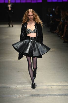 Milan, Milan Women s Fashion Week Fall Winter 2026 27 - Women s Fashion, Fall Winter 2026 27 - Roberto Cavalli fashion show - catwalk in the photo: model  Copyright: xSimonaxChiocciax xipa-agency.netx xFotosickix IPA_Agency_IPA72074001