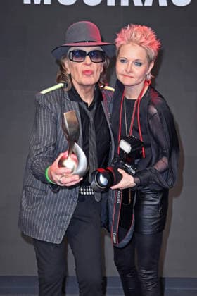 Udo Lindenberg mit Freundin Tine Acke beim 17. DEUTSCHEN MUSIKAUTOR*INNENPREIS im The Ritz-Carlton in Berlin am 26.02.2026