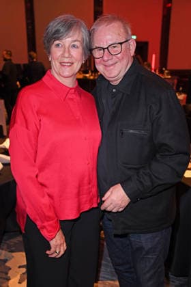 Joachim Krol mit Ehefrau Heidrun Teusner-Krol beim 17. DEUTSCHEN MUSIKAUTOR*INNENPREIS im The Ritz-Carlton in Berlin am 26.02.2026