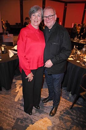 Joachim Krol mit Ehefrau Heidrun Teusner-Krol beim 17. DEUTSCHEN MUSIKAUTOR*INNENPREIS im The Ritz-Carlton in Berlin am 26.02.2026