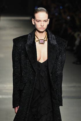Milan, Milan Women s Fashion Week Fall Winter 2026 27 - Women s Fashion, Fall Winter 2026 27 - Roberto Cavalli fashion show - catwalk in the photo: model  Copyright: xSimonaxChiocciax xipa-agency.netx xFotosickix IPA_Agency_IPA72074059