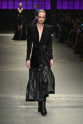 Milan, Milan Women s Fashion Week Fall Winter 2026 27 - Women s Fashion, Fall Winter 2026 27 - Roberto Cavalli fashion show - catwalk in the photo: model  Copyright: xSimonaxChiocciax xipa-agency.netx xFotosickix IPA_Agency_IPA72074289