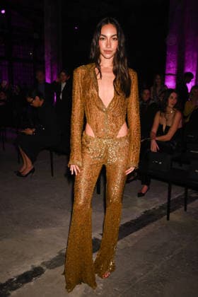 Milan, Milan Women s Fashion Week Fall Winter 2026 27 - Women s Fashion, Fall Winter 2026 27 - Roberto Cavalli fashion show - front row in the photo: Valentina Cabassi  Copyright: xBluxfotox xipa-agency.netx xFotosickix IPA_Agency_IPA72077026