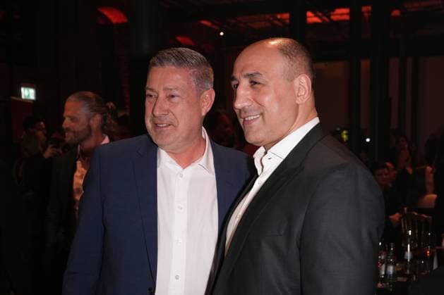 Aachener Media Night 2026. Joachim Llambi und Arthur Abraham bei der ersten Aachener Media Night am 26. Februar 2026 im Das Liebig in Aachen. Aachen Das Liebig Nordrhein-Westfalen