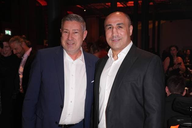 Aachener Media Night 2026. Joachim Llambi und Arthur Abraham bei der ersten Aachener Media Night am 26. Februar 2026 im Das Liebig in Aachen. Aachen Das Liebig Nordrhein-Westfalen