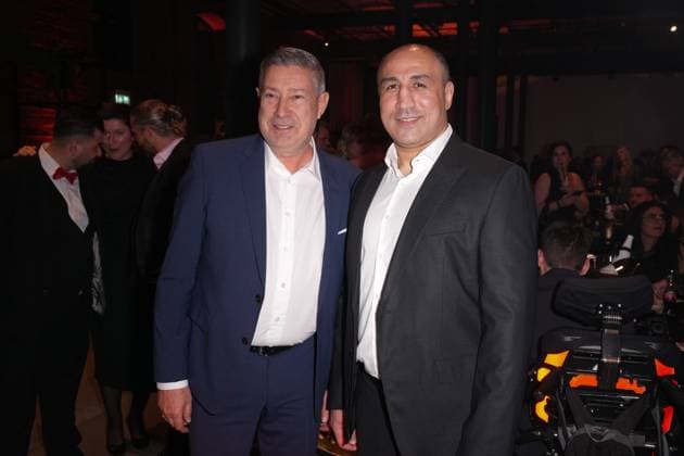 Aachener Media Night 2026. Joachim Llambi und Arthur Abraham bei der ersten Aachener Media Night am 26. Februar 2026 im Das Liebig in Aachen. Aachen Das Liebig Nordrhein-Westfalen
