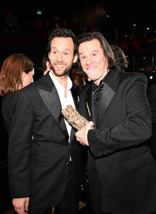 51eme Cérémonie des Cesar Backstage 51st CESAR awards ceremony Backstage 453478 2026 02 27 Carrey, Jim Lavernhe, Benjamin  Copyright: xSergexArnalx xStarfacex STAR_453478_030