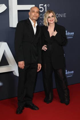 Arrivees sur le tapis rouge pour la 51eme ceremonie des CESAR a lOlympia Red carpet arrivals for the 51st CESAR Awards ceremony at Olympia Hall 453480 2026 02 26 Harper, Ben Laroque, Michele  Copyright: xSebastienxFremontx xStarfacex STAR_453480_183