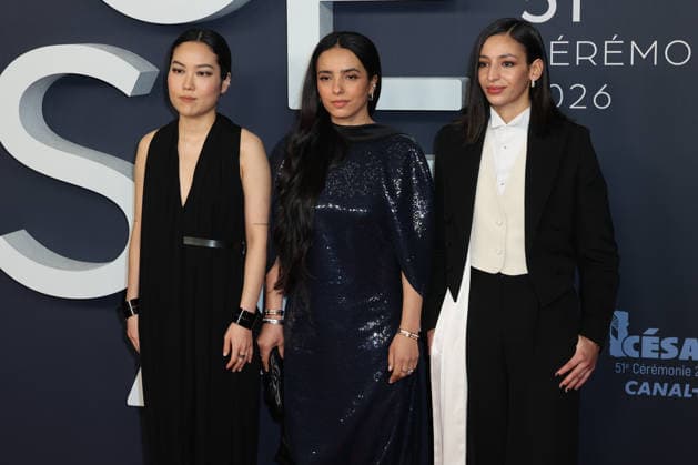 Arrivees sur le tapis rouge pour la 51eme ceremonie des CESAR a lOlympia Red carpet arrivals for the 51st CESAR Awards ceremony at Olympia Hall 453480 2026 02 26 Herzi, Hafsia Melliti, Nadia  Copyright: xSebastienxFremontx xStarfacex STAR_453480_206