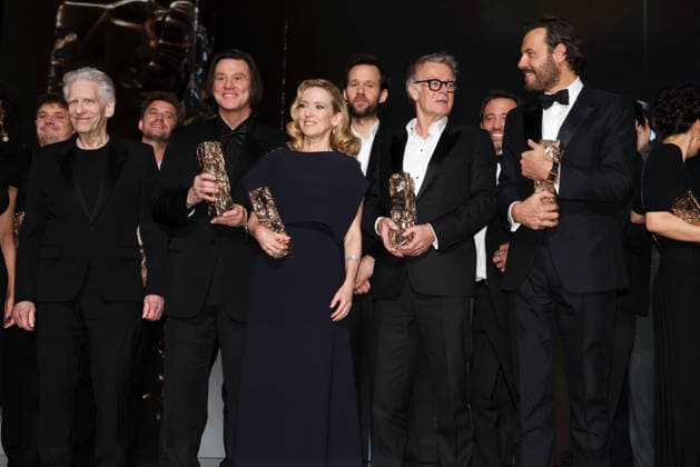 La 51ème cérémonie des CESAR sur scène, à lOlympia 51st CESAR Awards ceremony takes place on Olympia Hall the stage 453479 2026 02 27 PARIS France Carrey, Jim Drucker, Léa Dubosc, Franck Lafitte, Laurent Lottin, Pierre Cronenberg, David  Copyright: xRomualdxMeigneuxx xStarfacex STAR_453479_067