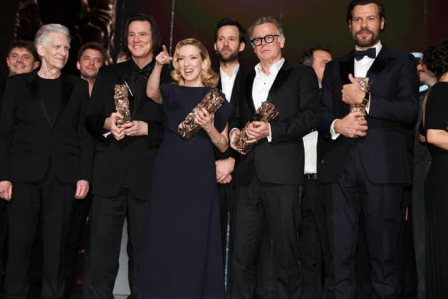 La 51ème cérémonie des CESAR sur scène, à lOlympia 51st CESAR Awards ceremony takes place on Olympia Hall the stage 453479 2026 02 27 PARIS France Carrey, Jim Drucker, Léa Dubosc, Franck Lafitte, Laurent Lottin, Pierre Cronenberg, David  Copyright: xRomualdxMeigneuxx xStarfacex STAR_453479_069