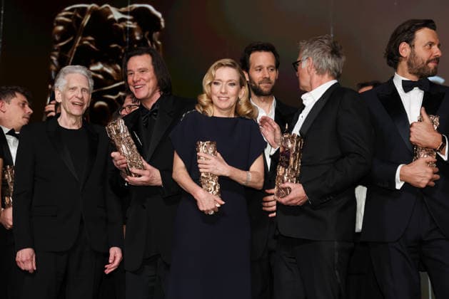 La 51ème cérémonie des CESAR sur scène, à lOlympia 51st CESAR Awards ceremony takes place on Olympia Hall the stage 453479 2026 02 27 PARIS France Cronenberg, David Carrey, Jim Drucker, Léa Lavernhe, Benjamin Lafitte, Laurent Dubosc, Franck  Copyright: xRomualdxMeigneuxx xStarfacex STAR_453479_095