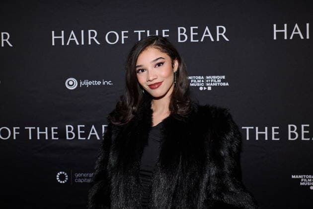 February 26, 2026, Toronto, On, Canada: Actress Malia Baker is photographed at a private screening of Alexandre Trudeau s film Hair of the Bear, in Toronto, on Thursday, Feb. 26, 2026. Toronto Canada  - ZUMAc35_ 20260226_zaf_c35_117 Copyright: xSammyxKoganx