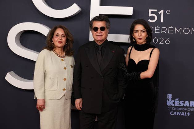 51st Cesar Ceremony - Arrivals JD 2 Solmaz Panahi, Jafar Panahi and Tahereh Saeedi arrives at the 51st Cesar Film Awards held at l Olympia on February 26, 2026, in Paris, France. Photo by Jerome Domine ABACAPRESS.COM Paris France  Copyright: xDominexJerome ABACAx