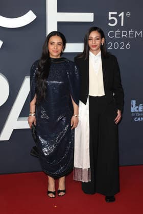 51e CeÌreÌmonie des CeÌsar - arriveÌes Hafsia Herzi et Nadia Melliti 51e CeÌreÌmonie des CeÌsar - photocall des arriveÌes Cesar 20126 Ã l Olympia Ã Paris, le 26 fÃ vrier 2026.  Copyright: xFabricexChasseryx