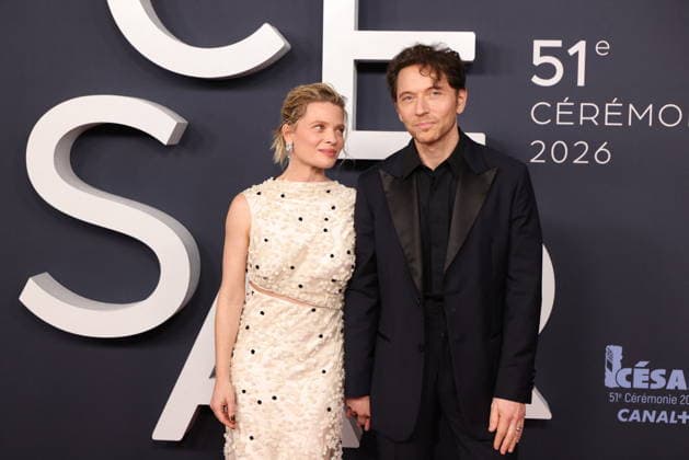 51st Cesar Ceremony - Arrivals JD 2 Mélanie Thierry and Raphael Haroche arrives at the 51st Cesar Film Awards held at l Olympia on February 26, 2026, in Paris, France. Photo by Jerome Domine ABACAPRESS.COM Paris France  Copyright: xDominexJerome ABACAx