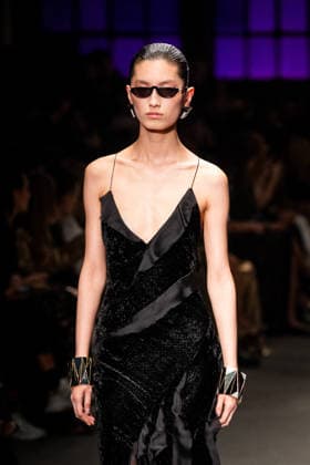 Roberto Cavalli fashion show during the Milan Fashion Week - Womenswear Fall Winter 2026 2027 in Milan, Italy, on 24 February 2026. A model walks the runway at Roberto Cavalli fashion show during the Milan Fashion Week - Womenswear Fall Winter 2026 2027 in Milan, Italy, on 24 February 2026., Credit:Stefano Costantino TTL Avalon Italy, Milan  Copyright: xStefanoxCostantinoxTTLx xAvalonx 1078564818