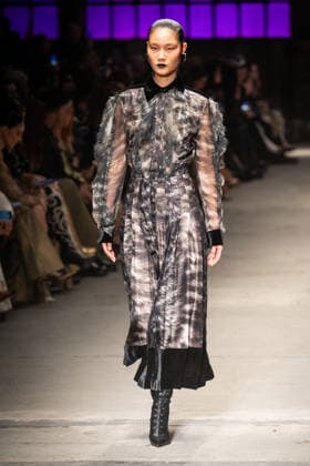 Roberto Cavalli fashion show during the Milan Fashion Week - Womenswear Fall Winter 2026 2027 in Milan, Italy, on 24 February 2026. A model walks the runway at Roberto Cavalli fashion show during the Milan Fashion Week - Womenswear Fall Winter 2026 2027 in Milan, Italy, on 24 February 2026., Credit:Stefano Costantino TTL Avalon Italy, Milan  Copyright: xStefanoxCostantinoxTTLx xAvalonx 1078565141