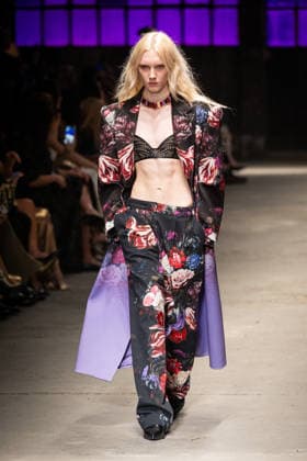 Roberto Cavalli fashion show during the Milan Fashion Week - Womenswear Fall Winter 2026 2027 in Milan, Italy, on 24 February 2026. A model walks the runway at Roberto Cavalli fashion show during the Milan Fashion Week - Womenswear Fall Winter 2026 2027 in Milan, Italy, on 24 February 2026., Credit:Stefano Costantino TTL Avalon Italy, Milan  Copyright: xStefanoxCostantinoxTTLx xAvalonx 1078565334