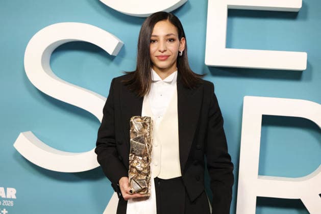 51st Cesar Ceremony Press Room Nadia Melliti poses with the Rising Star Cesar Award during the 51st Cesar Film Awards held at l Olympia on February 26, 2026, in Paris, France. Photo by Jerome Domine ABACAPRESS.COM Paris France  Copyright: xDominexJerome ABACAx