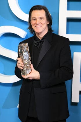 51st Cesar Ceremony Press Room Jim Carrey poses with the Honorary Cesar Award during the 51st Cesar Film Awards held at l Olympia on February 26, 2026, in Paris, France. Photo by Jerome Domine ABACAPRESS.COM Paris France  Copyright: xDominexJerome ABACAx