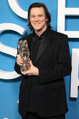 51st Cesar Ceremony Press Room Jim Carrey poses with the Honorary Cesar Award during the 51st Cesar Film Awards held at l Olympia on February 26, 2026, in Paris, France. Photo by Jerome Domine ABACAPRESS.COM Paris France  Copyright: xDominexJerome ABACAx