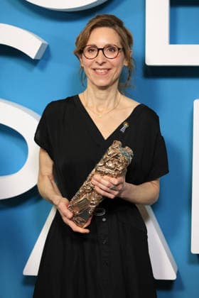 51st Cesar Ceremony Press Room Carine Tardieu pose with the Best Movie Cesar Award during the 51st Cesar Film Awards held at l Olympia on February 26, 2026, in Paris, France. Photo by Jerome Domine ABACAPRESS.COM Paris France  Copyright: xDominexJerome ABACAx