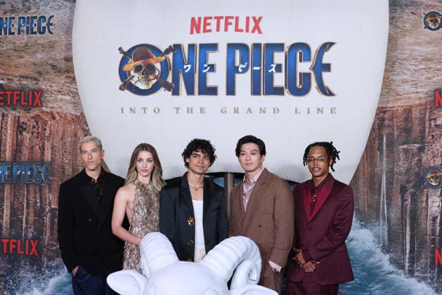 Los Angeles Fan Screening Event Of Netflix s One Piece: Into The Grand Line Season 2 Taz Skylar, Emily Rudd, Inaki Godoy, Mackenyu and Jacob Romero at the Los Angeles Fan Screening Event Of Netflix s One Piece: Into The Grand Line Season 2 held at The United Theater on Broadway at STILE Downtown Los Angeles by Kasa on February 26, 2026 in Los Angeles, California, United States., Credit:Xavier Collin Avalon USA, Los Angeles  Copyright: xXavierxCollinx xAvalonx 1078607306