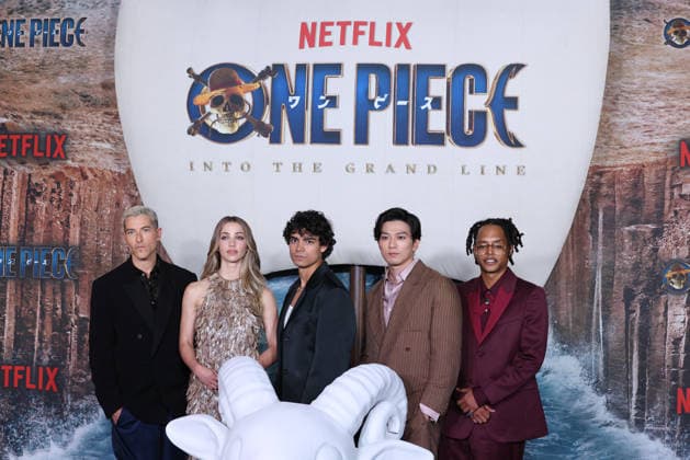 Los Angeles Fan Screening Event Of Netflix s One Piece: Into The Grand Line Season 2 Taz Skylar, guest, Emily Rudd, Inaki Godoy, Mackenyu and Jacob Romero at the Los Angeles Fan Screening Event Of Netflix s One Piece: Into The Grand Line Season 2 held at The United Theater on Broadway at STILE Downtown Los Angeles by Kasa on February 26, 2026 in Los Angeles, California, United States., Credit:Xavier Collin Avalon USA, Los Angeles  Copyright: xXavierxCollinx xAvalonx 1078607318
