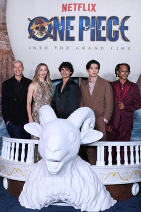 Los Angeles Fan Screening Event Of Netflix s One Piece: Into The Grand Line Season 2 Taz Skylar, Emily Rudd, Inaki Godoy, Mackenyu and Jacob Romero at the Los Angeles Fan Screening Event Of Netflix s One Piece: Into The Grand Line Season 2 held at The United Theater on Broadway at STILE Downtown Los Angeles by Kasa on February 26, 2026 in Los Angeles, California, United States., Credit:Xavier Collin Avalon USA, Los Angeles  Copyright: xXavierxCollinx xAvalonx 1078607322