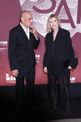 51st Cesar Awards - Fouquet s Dinner Ben Harper and Michèle Laroque posing upon arrival at the Gala Dinner following the 51st Cesar Awardsceremony, held at the iconic Fouquet’s restaurant in Paris on February 26, 2026. Photo byDavid Boyer ABACAPRESS.COM Paris France  Copyright: xBoyerxDavid ABACAx