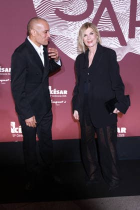 51st Cesar Awards - Fouquet s Dinner Ben Harper and Michèle Laroque posing upon arrival at the Gala Dinner following the 51st Cesar Awardsceremony, held at the iconic Fouquet’s restaurant in Paris on February 26, 2026. Photo byDavid Boyer ABACAPRESS.COM Paris France  Copyright: xBoyerxDavid ABACAx