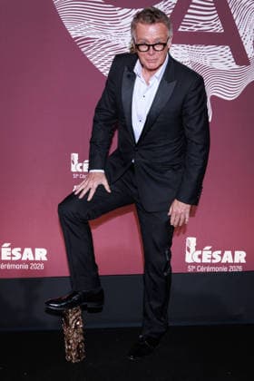 51st Cesar Awards - Fouquet s Dinner Franck Dubosc posing upon arrival at the Gala Dinner following the 51st Cesar Awardsceremony, held at the iconic Fouquet’s restaurant in Paris on February 26, 2026. Photo byDavid Boyer ABACAPRESS.COM Paris France  Copyright: xBoyerxDavid ABACAx
