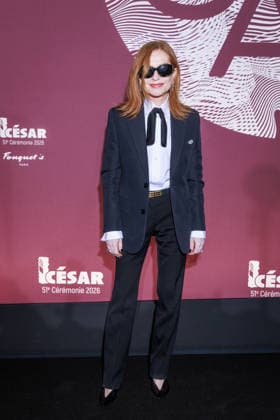 51st Cesar Awards - Fouquet s Dinner Isabelle Huppert posing upon arrival at the Gala Dinner following the 51st Cesar Awardsceremony, held at the iconic Fouquet’s restaurant in Paris on February 26, 2026. Photo byDavid Boyer ABACAPRESS.COM Paris France  Copyright: xBoyerxDavid ABACAx