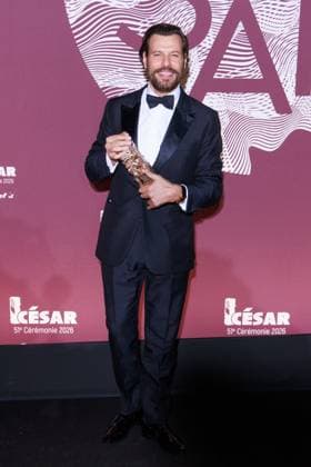 51st Cesar Awards - Fouquet s Dinner Laurent Lafitte posing upon arrival at the Gala Dinner following the 51st Cesar Awardsceremony, held at the iconic Fouquet’s restaurant in Paris on February 26, 2026. Photo byDavid Boyer ABACAPRESS.COM Paris France  Copyright: xBoyerxDavid ABACAx