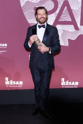 51st Cesar Awards - Fouquet s Dinner Laurent Lafitte posing upon arrival at the Gala Dinner following the 51st Cesar Awardsceremony, held at the iconic Fouquet’s restaurant in Paris on February 26, 2026. Photo byDavid Boyer ABACAPRESS.COM Paris France  Copyright: xBoyerxDavid ABACAx
