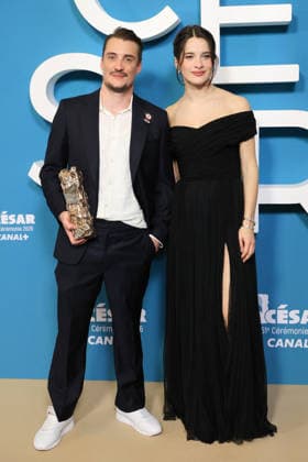 51st Cesar Ceremony Press Room Pierre Lottin and Rebecca Marder during the 51st Cesar Film Awards held at l Olympia on February 26, 2026, in Paris, France. Photo by Jerome Domine ABACAPRESS.COM Paris France  Copyright: xDominexJerome ABACAx