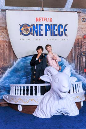 February 26, 2026, Los Angeles, California, USA: (L-R) Inaki Godoy and Daniel Lasker on the carpet during NetflixÃ¢â‚¬â ¢s ONE PIECE: Into the Grand Line Fan Event on Thursday February 26, 2026 at the United Theater in Los Angeles, California. ARIANA RUIZ PI Los Angeles USA - ZUMAp124 20260226_zaa_p124_014 Copyright: xArianaxRuizx