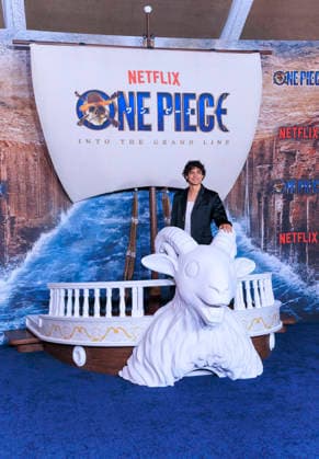 February 26, 2026, Los Angeles, California, USA: Inaki Godoy on the carpet during NetflixÃ¢â‚¬â ¢s ONE PIECE: Into the Grand Line Fan Event on Thursday February 26, 2026 at the United Theater in Los Angeles, California. ARIANA RUIZ PI Los Angeles USA - ZUMAp124 20260226_zaa_p124_020 Copyright: xArianaxRuizx
