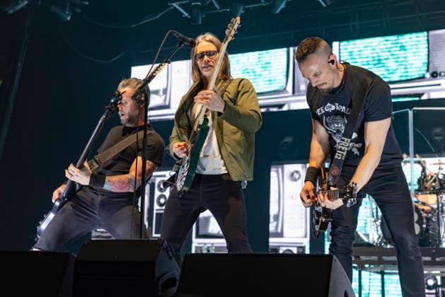 Alter Bridge perform at AO Arena Brian Marshall, Myles Kennedy and Mark Tremonti of Alter Bridge performs at AO Arena, Manchester, England, 26th February 2026. Editorial use only, Credit:Mike Gray Avalon  Copyright: xMikexGrayx xAvalonx 1078560107