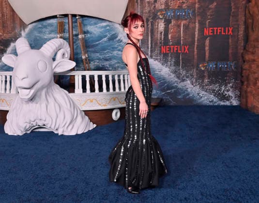 Cast member Sophia Anne Caruso attends Netflix s One Piece: Into the Grand Line Season 2 fan event at the United Theater On Broadway in downtown Los Angeles on Thursday, February 26, 2026. Storyline: Follows Monkey D. Luffy and his Straw Hat Pirates as they explore the dangerous Grand Line to find the legendary One Piece treasure and become the Pirate King. The story emphasizes friendship, adventure, and overcoming immense, often dark hardships in a world controlled by a corrupt government.  LAP20260226806 JIMxRUYMEN