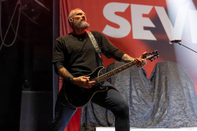 Sevendust perform at AO Arena Clint Lowery of rock band Sevendust performs at AO Arena, Manchester, England, 26th February 2026, Credit:Mike Gray Avalon  Copyright: xMikexGrayx xAvalonx 1078561348
