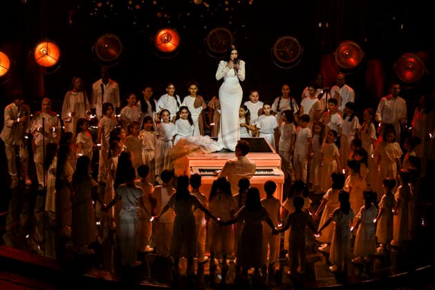 76th Italian Song Festival of Sanremo 3rd Evening Teatro Ariston - Sanremo, Italy Laura Pausini 76th Italian Song Festival of Sanremo 3rd Evening Teatro Ariston - Sanremo, Italy 26th February 2026 SGPItalia id 134399_050 Not Exclusive  Copyright: xAlfonsoxCatalano SGPx